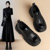 ZHR则则时尚百搭小皮鞋女鞋2024新款厚底乐福鞋英伦单鞋ins潮洋气 商品缩略图0