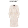 MAXRIENY廓形复古格纹大衣长款冬季新款风衣女(货号:MC87CT778) 商品缩略图4