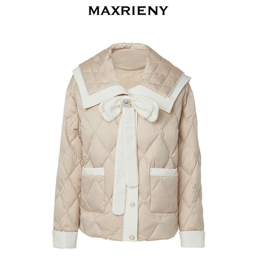 MAXRIENY*复古小香风羽绒服2023秋冬新款外套女(货号:MC88DC521) 商品图4