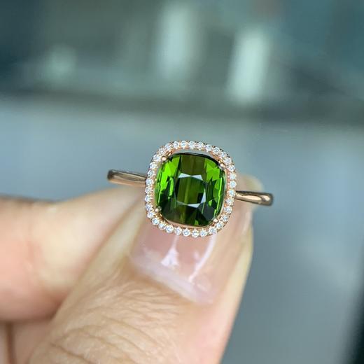 2.2克拉绿碧玺戒指 商品图8