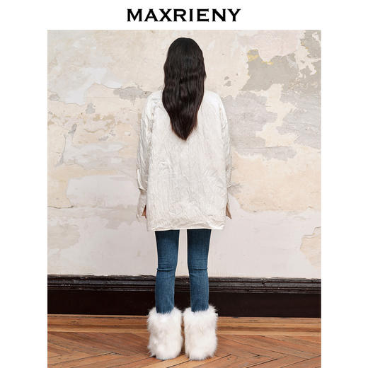MAXRIENY肌理感星星钉珠新颖衬衫式羽绒服外套(货号:MC88DC527) 商品图3
