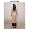 MAXRIENY极简*复古感驼色毛呢大衣秋冬外套长款(货号:MS88CT515) 商品缩略图3