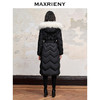【商场同款】MAXRIENY星钻羽绒服冬款收腰过膝长款貉子毛条领外套(货号:MC88DC507) 商品缩略图3