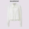 【商场同款】MAXRIENY清雅新中式衬衫女2024秋冬翻领波点优雅上衣(货号:MS85TP511) 商品缩略图4