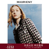 MAXRIENY花火宫廷外套羊毛混纺格纹上衣外搭女(货号:MC88JA772) 商品缩略图0