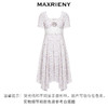 MAXRIENY法式浪漫印花鱼骨碎花连衣裙桑蚕丝裙子(货号:MC88DR506) 商品缩略图4