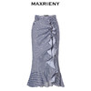 MAXRIENY赫本海军鱼尾裙海军风半裙(货号:MC88SK265) 商品缩略图4
