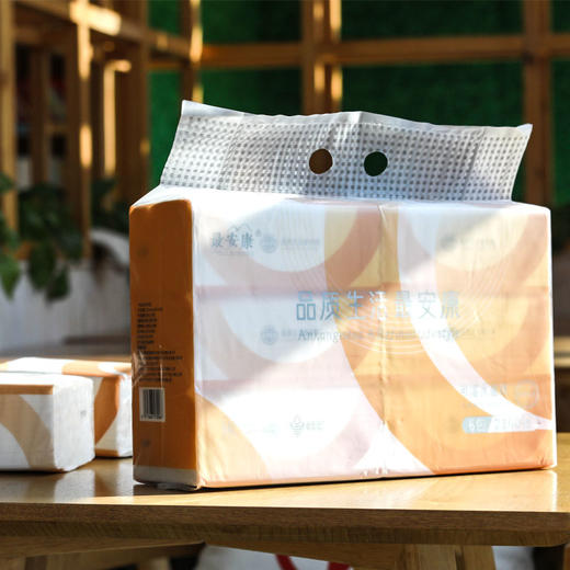 最安康可湿水面巾抽纸  360张*6连包 商品图1