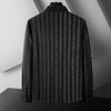 【高弹】【巴西领】【新款DDA】大依优型大码男装高弹长袖衬衫商务休闲上衣加肥加大胖子舒适打底 商品缩略图3
