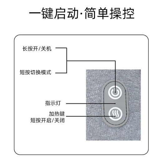 三和松石  无线腰背按摩靠垫  K50 商品图4