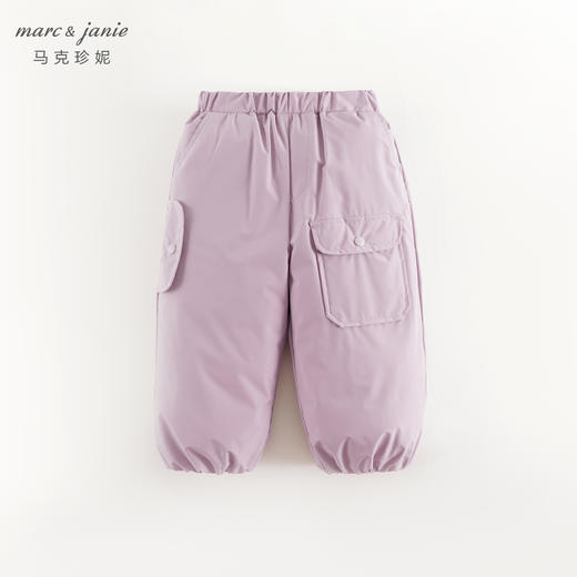 【三防羽绒裤】马克珍妮男女童个性口袋工装羽绒裤冬装新款241660 商品图2