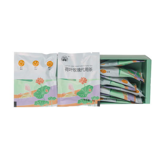 嘉汇铭荷叶玫瑰代用茶  72g/盒（6x12包） 商品图2