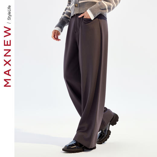 【长裤】女装廓形直筒裤 1N4224502 商品图1