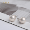 爆款大点位时尚冷白光气质简约优雅珍珠耳饰素钉6-7mm S925银 商品缩略图1