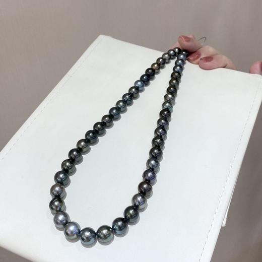 大溪地黑珍珠项链8-10mm 商品图0