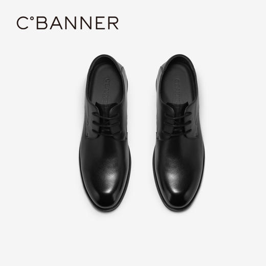 千百度男鞋英伦风正装皮鞋真皮春季百搭大头皮鞋商务休闲皮鞋A24433071 商品图2