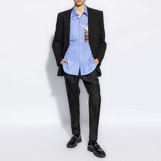 【二】DSQUARED2 男士羊毛长裤 黑色 S74KB0713 S39408 900 商品图3