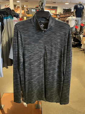 Under Armour/安德玛 男士半拉链立领运动套头透气长袖T恤