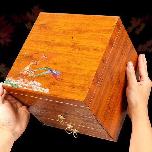 武夷山大红袍茶叶礼盒装高档肉桂岩茶浓香型普洱茶小沱茶过节送礼_ym 商品图2