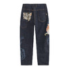 ONIARAI/鬼洗24秋冬新泥棒蓝金银鸿运鲤红布边男式牛仔裤 24N5403 商品缩略图4