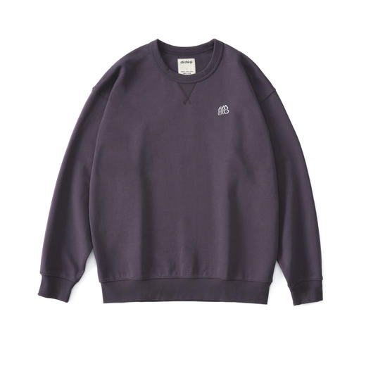 吃茶去chichaqu2024经典宽松复古基础刺绣套头圆领卫衣休闲百搭 商品图7