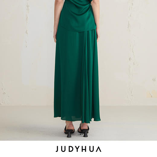 JUDYHUA 极简高腰A字半身裙 商品图2