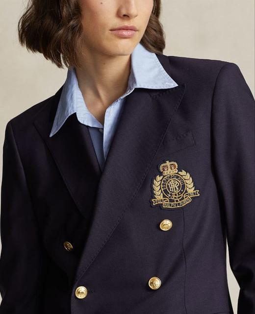 【精品】Polo Ralph Lauren 女士双排扣饰章西装外套 商品图2