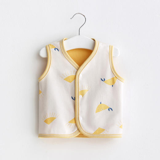 【卡通印花双层马甲，亲肤舒适，穿脱方便】婴儿马甲春秋冬幼儿外穿 男童女童坎肩内穿 儿童小马夹 宝宝背心外套-QQ 商品图5