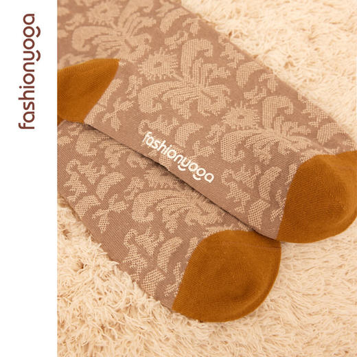 FW040舒适提花棉袜 商品图5