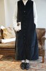 ALBUM DI FAMIGLIA 天鹅绒长款无袖背心裙连衣裙(棉衬里) 商品缩略图1