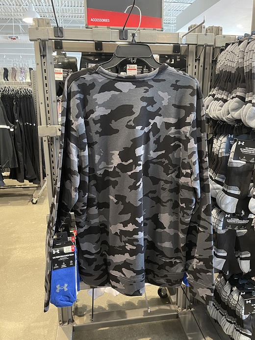 Under Armour/安德玛 男士春秋宽松薄款迷彩圆领运动套头长袖卫衣 商品图2