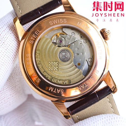 百达翡丽PP 锅盖玻璃 古典系列 男士腕表 商品图6