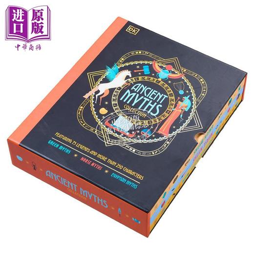 预售 【中商原版】古代神话集 希腊神话 北欧神话和埃及神话 Ancient Myths Collection 英文原版 Jean Menzies 民间故事 商品图1