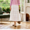 
OLrain欧芮儿白色蛋糕裙半身裙女秋季2024年新款显瘦百搭中长裙 商品缩略图0