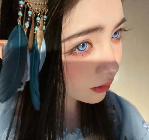 Recolook 半年抛 cos片 锦鲤深蓝 直径14.5mm 商品图1