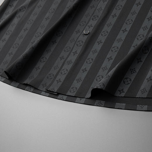 【高弹】【巴西领】【新款DDA】大依优型大码男装高弹长袖衬衫商务休闲上衣加肥加大胖子舒适打底 商品图7