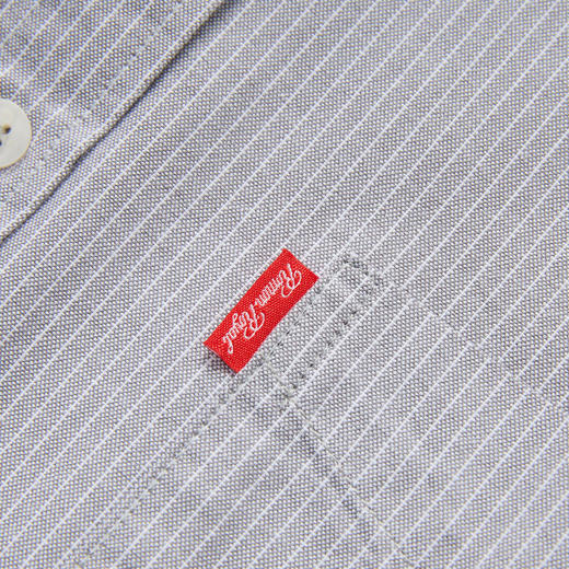 【100棉 多色】罗蒙秋季男装长袖衬衫男士时尚休闲百搭条纹衬衣男 商品图6