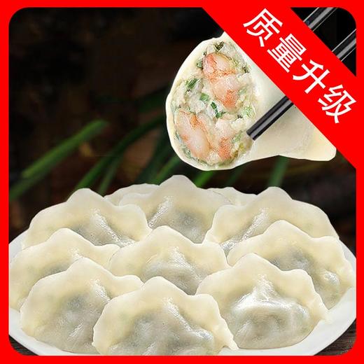 邱意正浓水饺（虾仁三鲜馅）500g/袋 20袋/件 商品图0