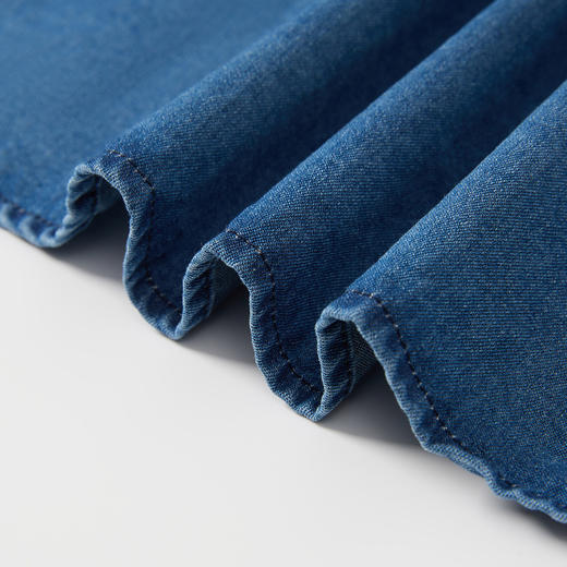 100棉｜罗蒙秋冬厚款牛仔衬衣外套男士休闲百搭衫长袖衬衫上衣
 商品图9