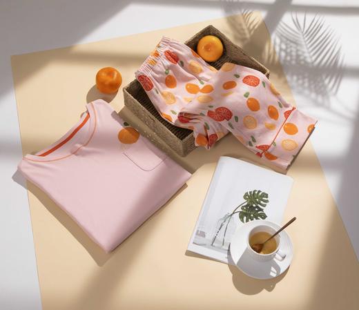 【40S全棉大橘大利】SCHIESSER德国舒雅全棉40支纱大橘大利系列长袖家居套装31/23182H 商品图7