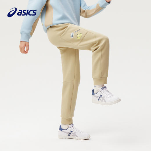 【商场同款】Asics/亚瑟士童装2024年秋冬新款针织裤弹力运动裤子 商品图0