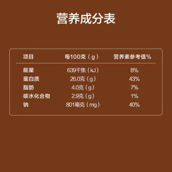 京东京造酱牛腱子200g熟食腊味酱牛肉菜肴牛肉干肉脯休闲零食即食健身代餐 /休闲食品 /肉类零食 /牛肉类 商品图6