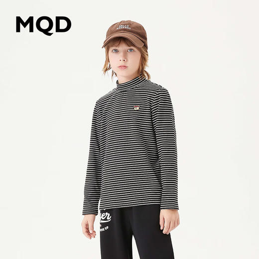 【秒】【MQD】童装男大童冬季新款潮酷休闲条纹内衣 商品图1
