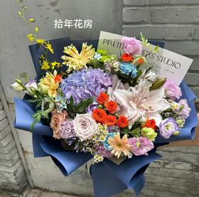 蓝色系重掰百合