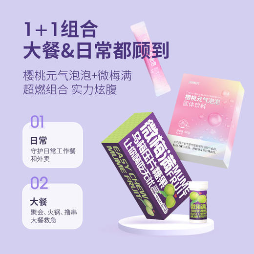 【299享30天超S享瘦计划】【打卡套餐】2盒乌梅片+3盒元气泡泡 乌梅片+瘦瘦水  安心无负担 商品图2