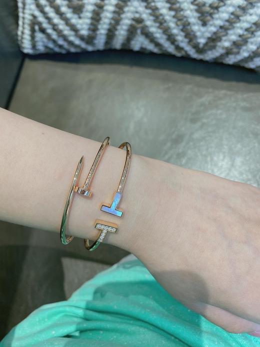 Tiffany双T手镯新增贝母款，T系列*无需多言手镯（SJ） 商品图1