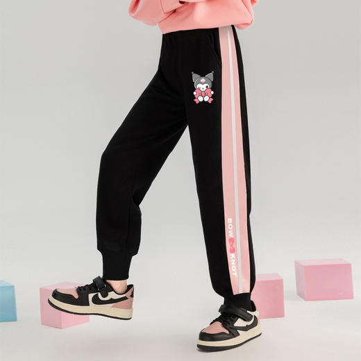 女童休闲裤春秋款女大童运动裤2024新款秋季长裤儿童裤子秋款卫裤 商品图2