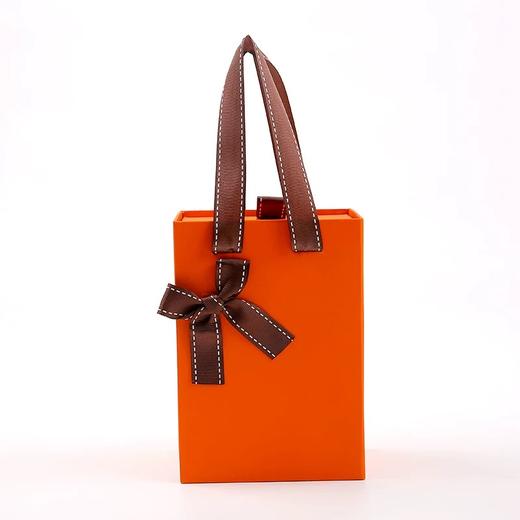 【可积分兑换】简约橙色抽屉盒礼品盒蝴蝶结礼盒节日 礼品包装盒 商品图2