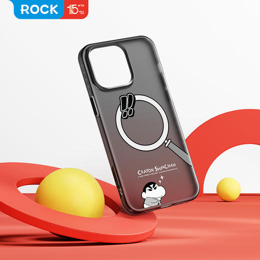 魔赞 保护壳 蜡笔小新拥抱 磁吸 - 透黑 商品图5