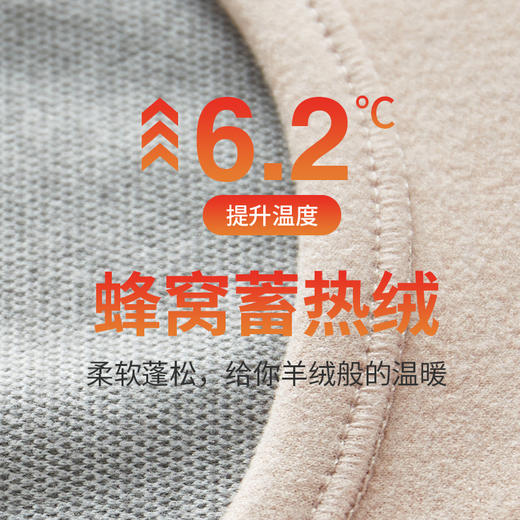 【春节不打烊】新升级款【蜂窝石墨烯抗菌】男士保暖内衣套装女秋衣秋裤发热保暖衣 情侣款保暖内衣 商品图2